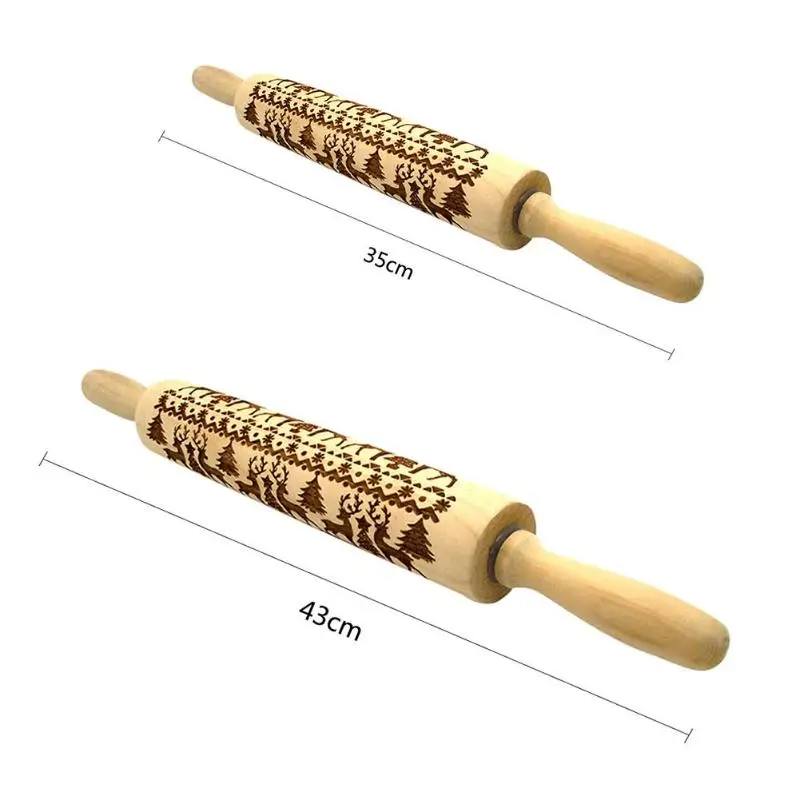 Рождественское тиснение Rolling Pin сделай сам для выпечки печенья печенье фондан