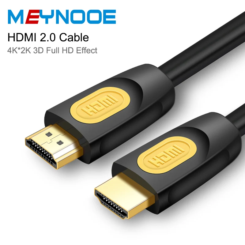 HDMI Cable Video Cable Gold Plated 2.0 1080P 4K 3D Adapter for HDTV Splitter Switcher TV LCD Laptop PS4 Projector Computer Cable HDMI Cable Video Cable Gold Plated 2.0 1080P 4K 3D Adapter for HDTV Splitter Switcher TV LCD Laptop PS4 Projector Computer Cable