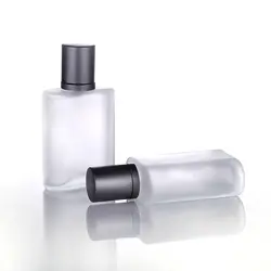50 мл стеклянный пустой флакон для духов с распылителем Спрей многоразового использования стеклянная бутылка квадратная ароматическая