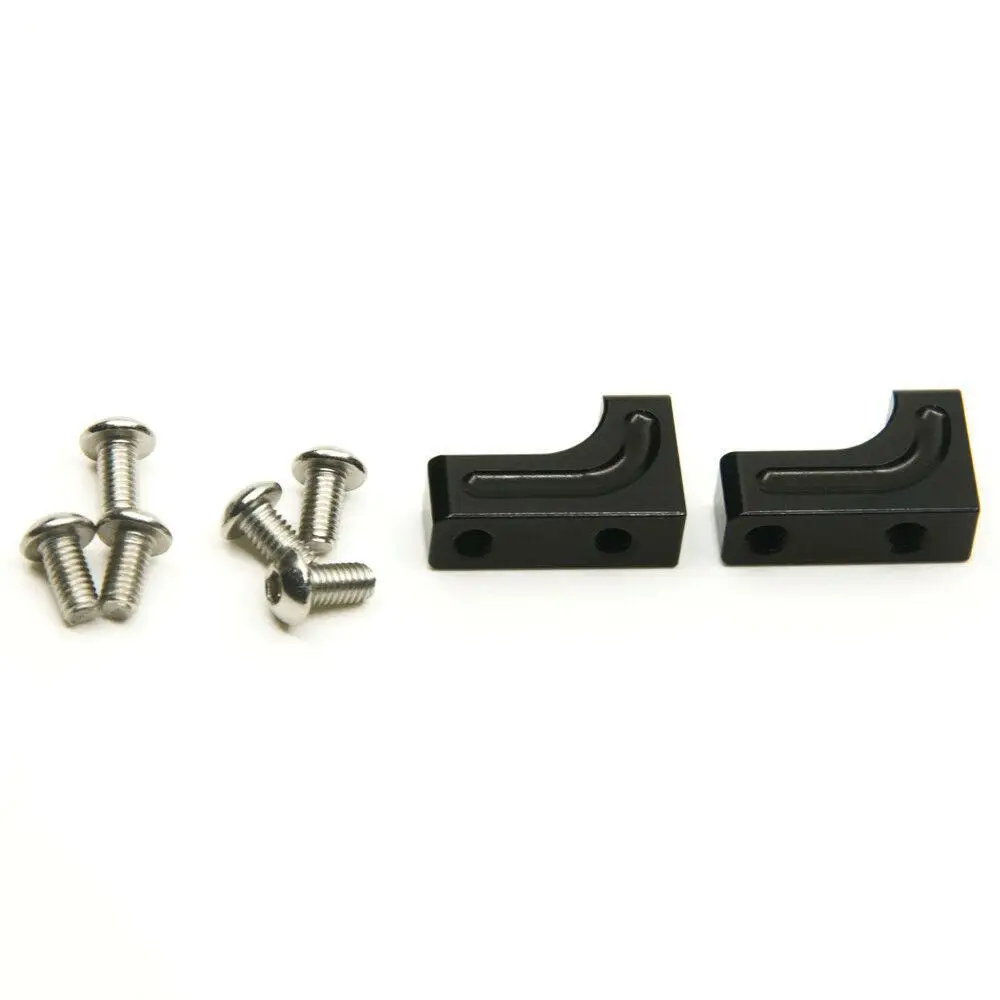 

LeadingStar 2PCS Alloy Metal Servo Mount for Axial SCX10 CC01 D90 1/10 RC Crawler Car Black