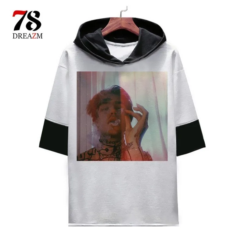 Футболка Lil Peep Мужская/Женская крутая тенниска в стиле хип хоп топ с принтом