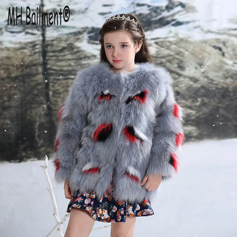 New Children Real Fox Fur Coat Grils Winter Short Warm Whole Fur Coat High-quality Fox Fur Natural Clothing Thick Coat C#28 New Children Real Fox Fur Coat Grils Winter Short Warm Whole Fur Coat High-quality Fox Fur Natural Clothing Thick Coat C#28