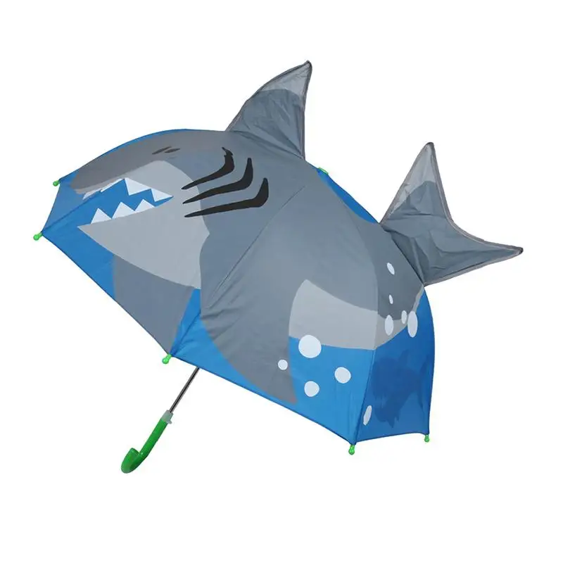 

3D Ear Kids Umbrella For Girls Boys Cute Cartoon Children Umbrella Creative Long Handle Animal Umbrella School Birthday Gift