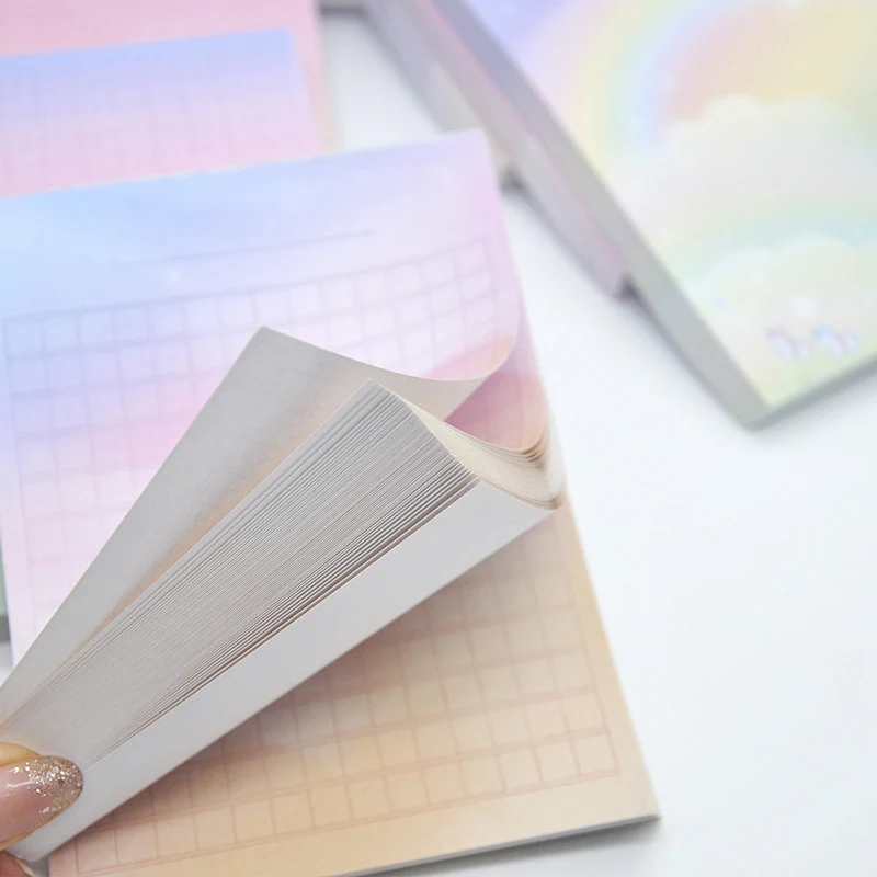 100 листов креативная градиентная записная книжка Kawaii Bullet Journal Notebook милый Единорог