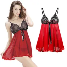 Пикантные Для женщин нижнее белье, ночная сорочка для девушек стринги нижнее бельё для девочек ночная рубашка