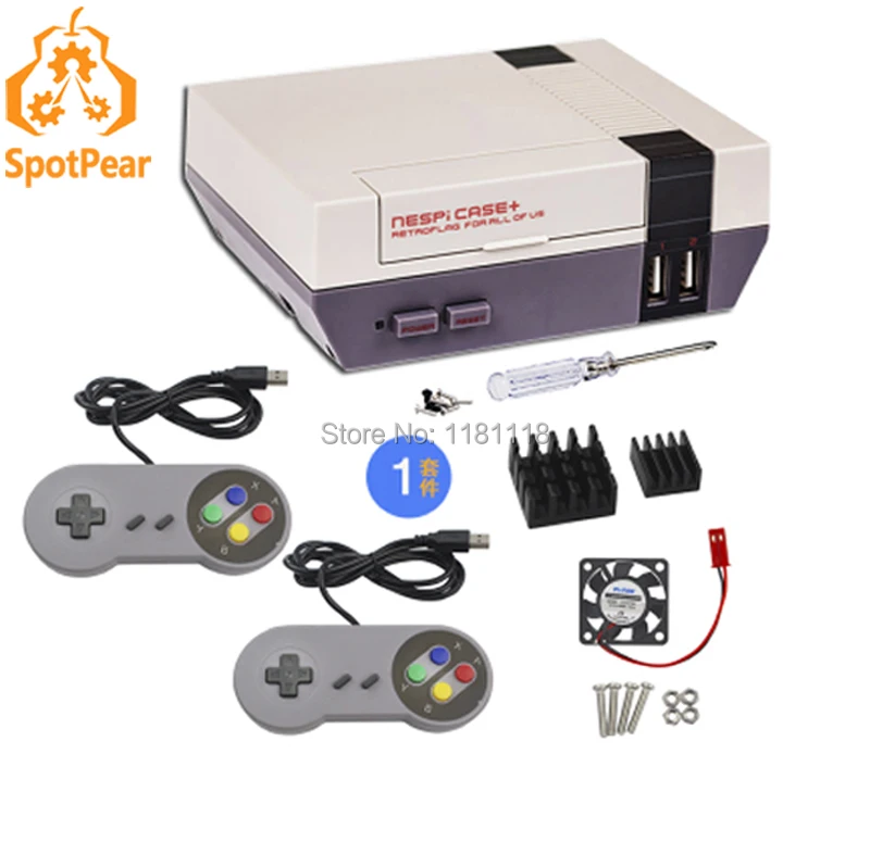 

Raspberry Pi game Nespi Case+ Retroflag for PI 3B+ with gamepad
