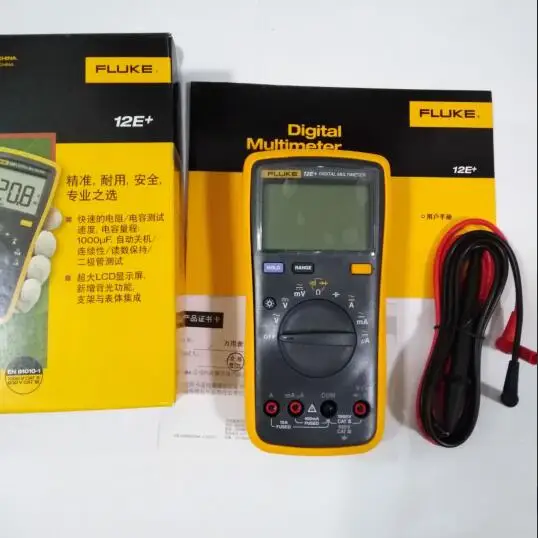 Оригинальный Цифровой мультиметр FLUKE 12E + F12E с автоматическим выбором диапазона DMM