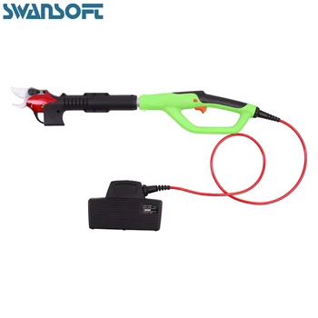 Online Extended Telescopic Rod Fruit Tree Scissors Shear Diameter 30MM Lithium Battery Drive