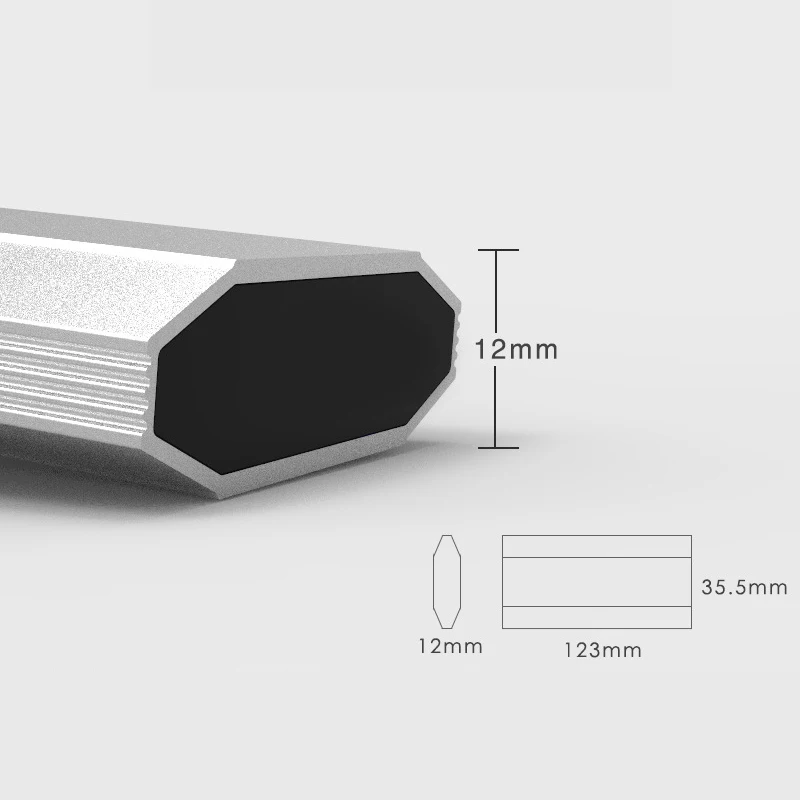 ULT BEST Nvme Pcie M.2 Ssd к Usb 3 1 Type C 10 Гбит/с внешний алюминиевый корпус охлаждения 2242 2280 Pci E