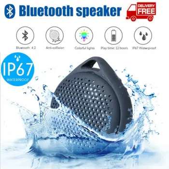 

Portable Bluetooth 4.1 Speaker Waterproof Wireless Speaker Handsfree Music Mic USB Rechargable Speaker Support TF Card 30A18