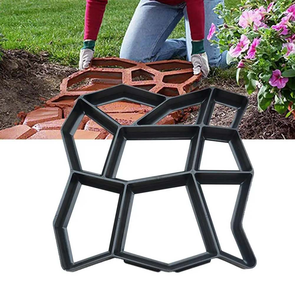 DIY Пластиковая форма для изготовления дорожек брусчатка цемента кирпича камня