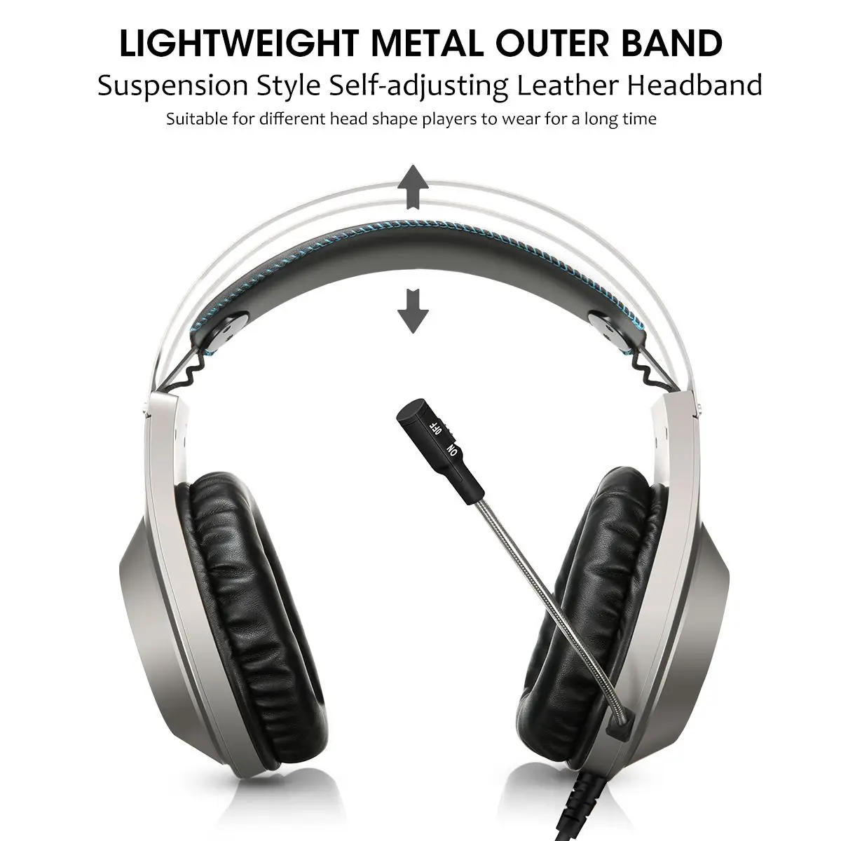 NUBWO N2 Bass casque игровые наушники гарнитуры с микрофоном Микрофон для PC Gamer PS4 Для Xbox One