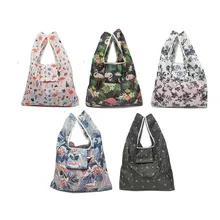Горячие водонепроницаемые Многоразовые сумки для покупок Женская Складная сумка Портативная ткань эко продуктовый мешок складной большой емкости сумки