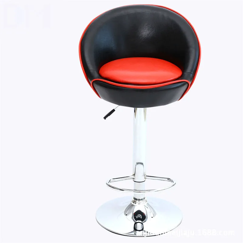 Lifting Swivel Bar Chair Rotating Adjustable Height Pub Bar Stool Chair with Footrest Simple Design High Quality cadeira Lifting Swivel Bar Chair Rotating Adjustable Height Pub Bar Stool Chair with Footrest Simple Design High Quality cadeira