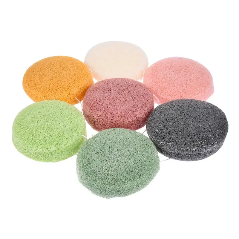 

Cosmetic Puff Natural Konjac Sponge Konnyaku Facial Exfoliator Wash Cleansing Flutter Sponge Skin Care Cleanser Tools