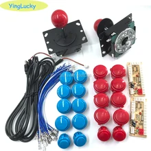 Sanwa Arcade DIY Kit Нулевая задержка USB аркадный контроллер для подключения к ПК Джойстик в американском стиле 4/8 способ кнопки Jamma HA