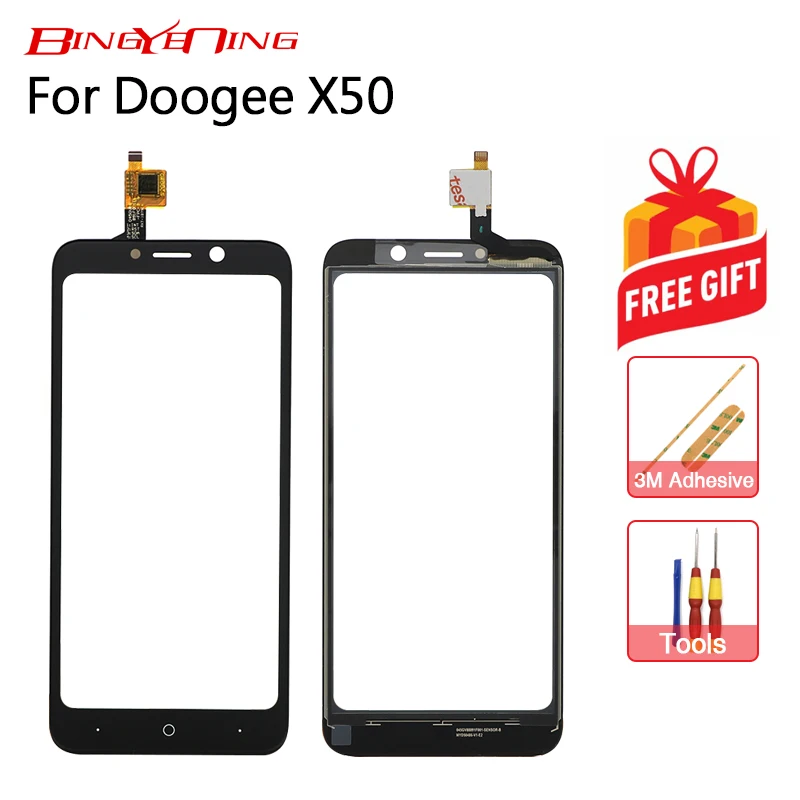 BingYeNing новый оригинальный Для Doogee X50/X50L сенсорный экран панель идеальный Ремонт