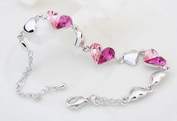 Бабочка с австрийскими кристаллами стрекоза кулон ожерелье серьги браслет Модные Ювелирные наборы Романтический бренд дизайн