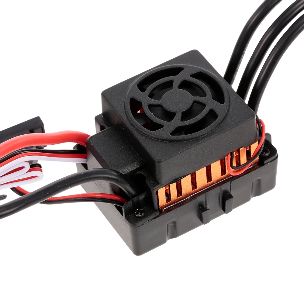 HOBBYFANS 60/80/120A бесщеточный 2 3/4s ESC с BEC и программируемой картой для 1:8 /1:10