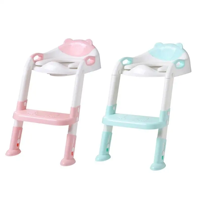 

Children Baby Kids Toilet Training Potty Chair Safety Seat with Adjustable Ladder