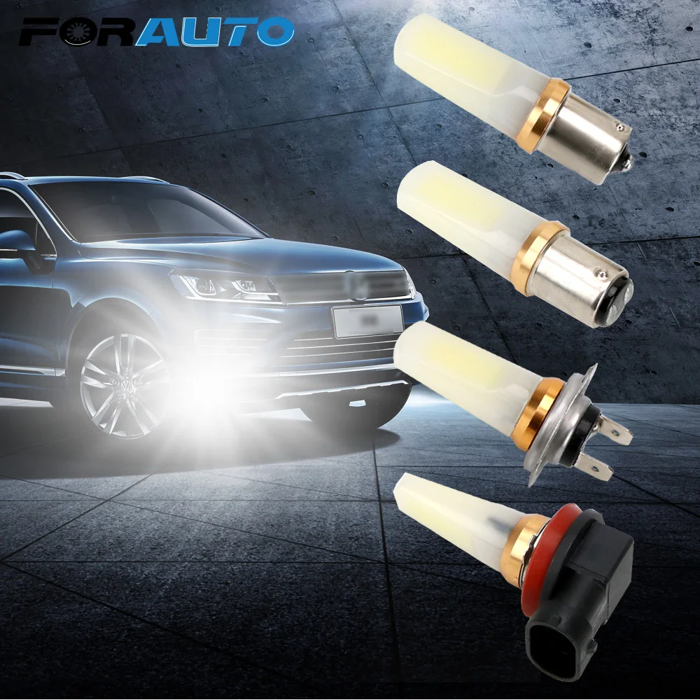 

FORAUTO H7 H11 1156 1157 COB LED Car Headlight Bulb High Power Auto Fog Lamp Driving Fog lights White 9W Lamps