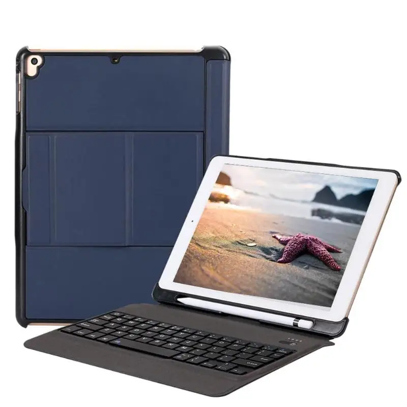 

T201D Wireless Bluetooth Keyboard with Backlit Protective Keyboard Case Tablet Cover for iPad Air 1/2/Pro 9.7/Pro 9.7 2017/2018