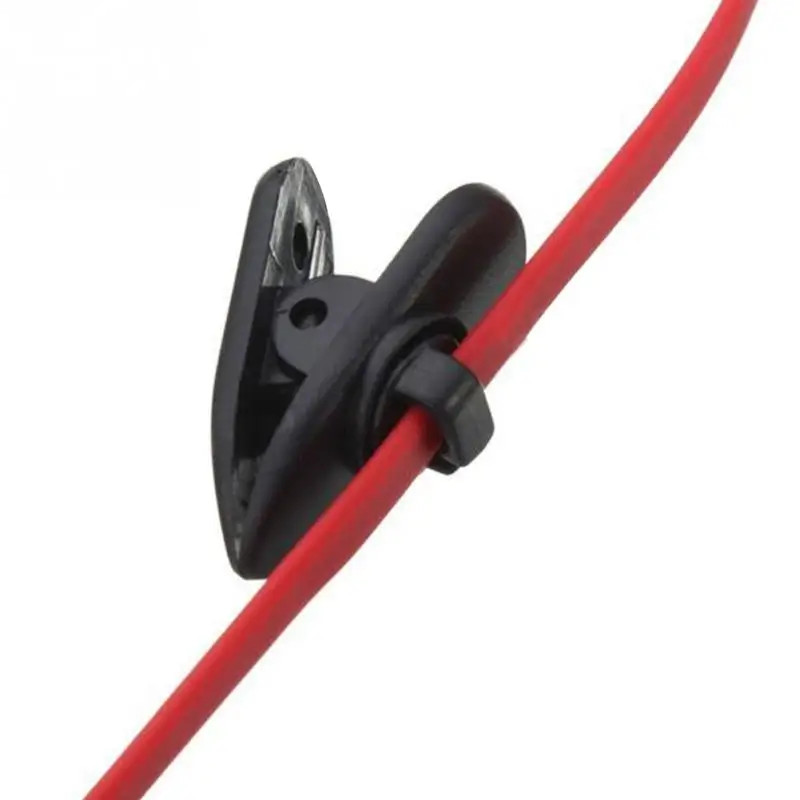 

10Pcs Earphone Cable Wire Cord Collar Clip Nip Clamp Holder Mount Headphone Wire Clamp Holder Wire Lapel Clip