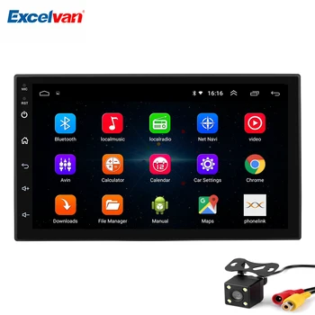

Universal 2 Din Car Multimedia Player Radio Android 8.1 GPS Navigation Bluetooth Touchscreen Wifi Car Audio Stereo FM MP5 Player