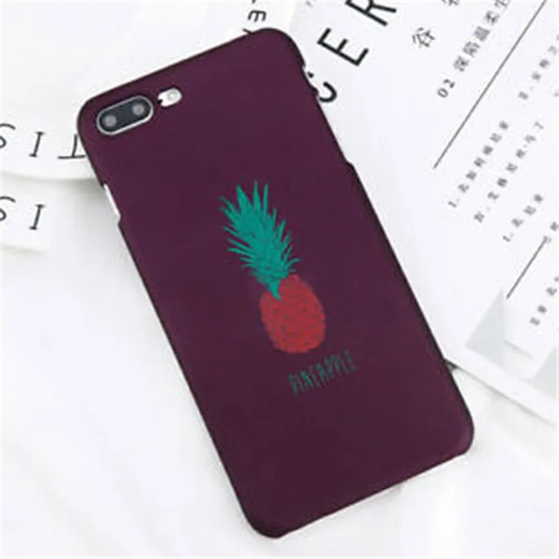 Moskado мультфильм ананас для iPhone 8 7 6s 5 5S SE чехол телефона ультра тонкий жесткий ПК