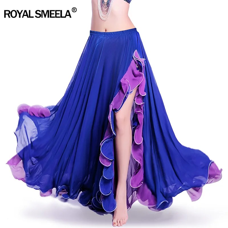 Женский шифоновый костюм для танца живота юбка в форме листа лотоса|skirt ballerina|skirts