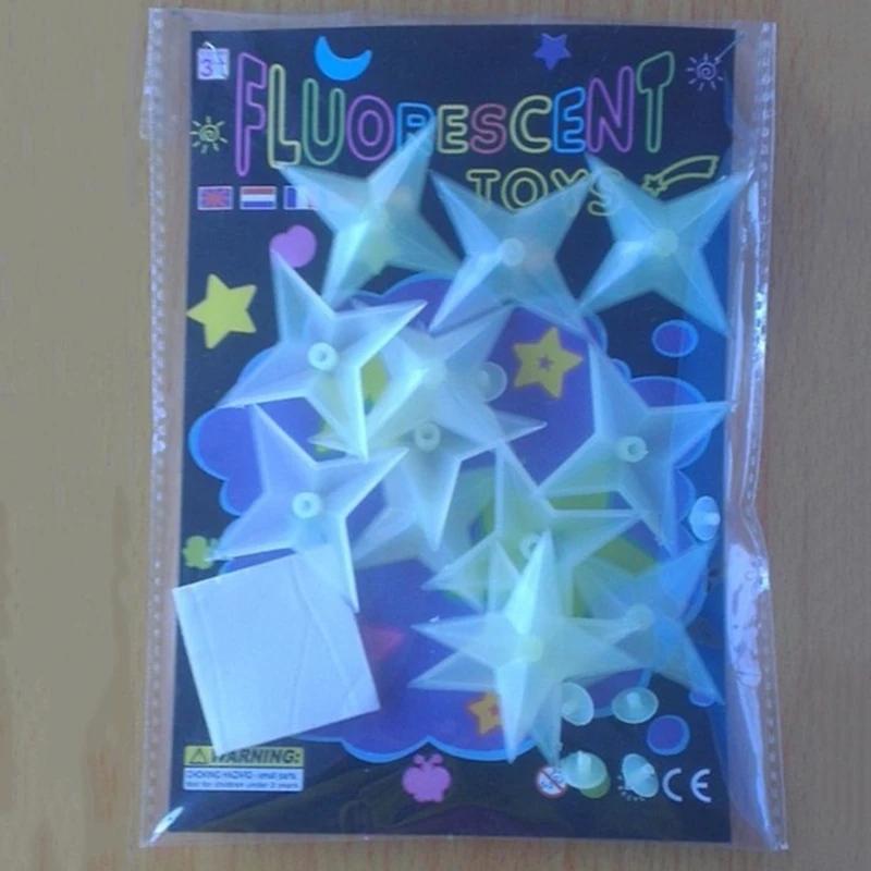 

1 Pack Lovely Glow In The Dark Toy Stars Fluorescent Luminous sticker Baby Kids Room Toy
