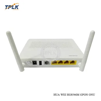 

5pcs/lot epacket free shipping secondhand HG8546M GPON ONU ONT,1GE+3FE+1 telephone+wifi,HGU Route Mode,english version