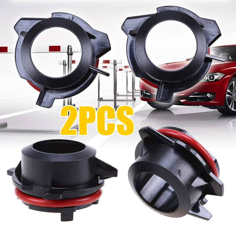 

New Arrival 2pcs H7 HID Xenon Bulb Holder Conversion Adapter For 97-03 BMW E39 2 5 series