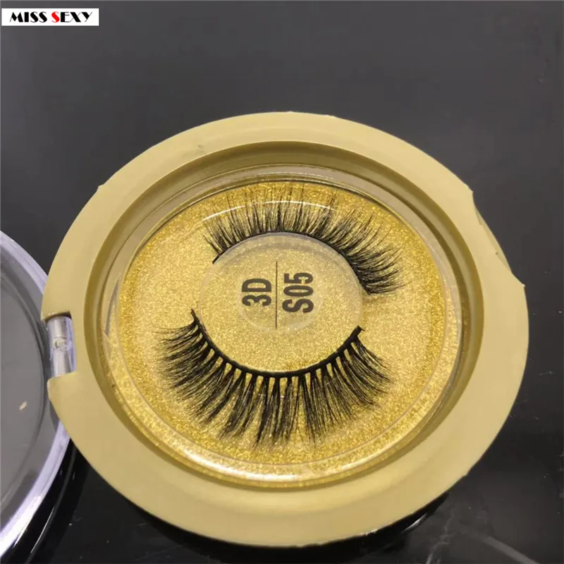 Misssexy lash натуральные 3D норковые накладные ресницы толстые Искусственные ручной