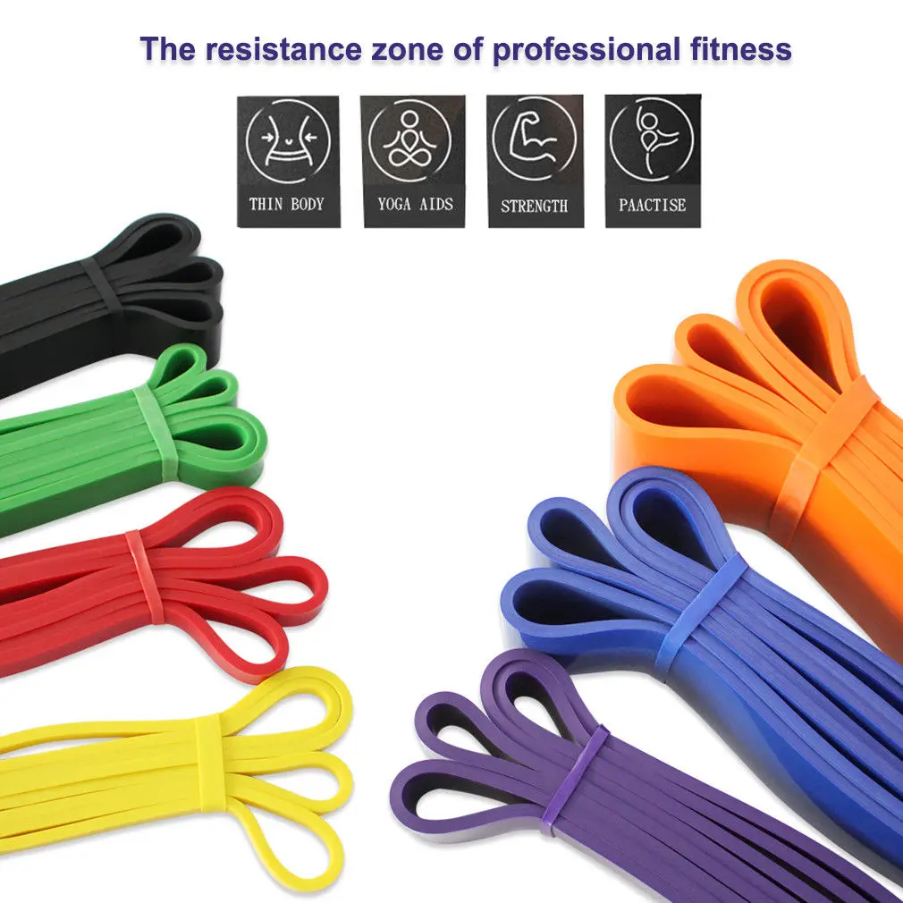 Resistance Loop Bands Elastic Band Equipment for Fitness Training Pull Rope Rubber Bands Sports Yoga Exercise Gym Expander P30