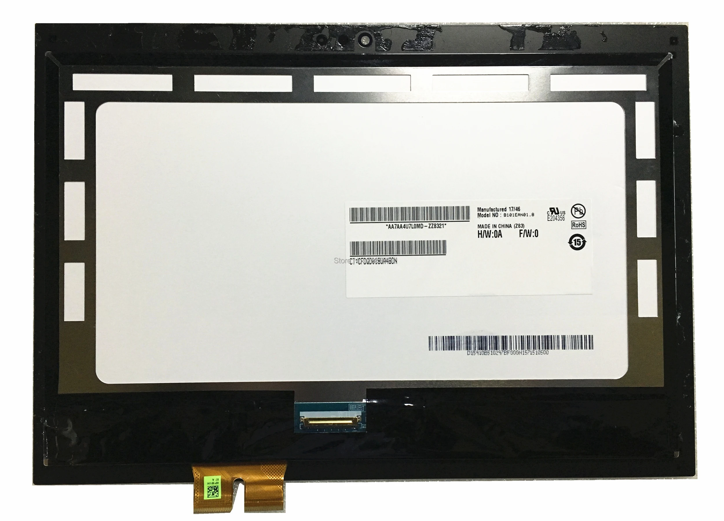 

Free shipping 10.1''LCD Display Touch Panel Assembly Screen+Digitizer For HP Pavilion X2 210 G1 G2 B101EAN01.8 without frame