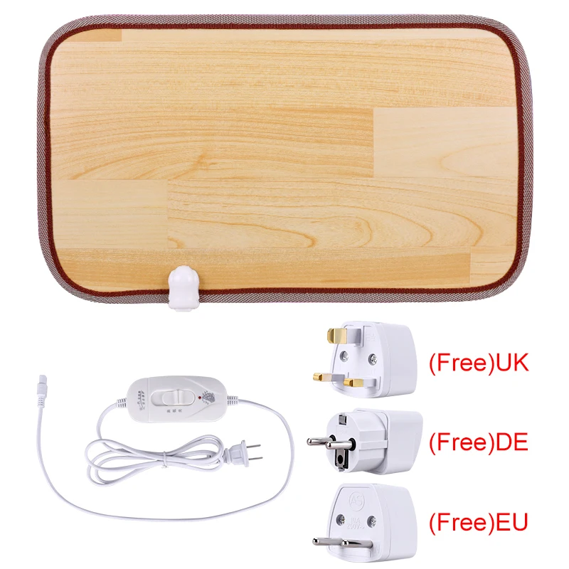 

50*30cm Feet Warmer Plug Heating Mat Office Home Electric Winter Foot Heating Pad Thermostat Waterproof Warm Blanket