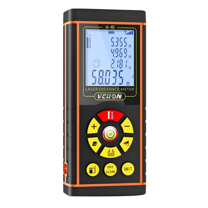 Laser Rangefinder Digital Laser Distance Meter battery-powered laser range finder tape distance measurer 40M 60m 80m 100m