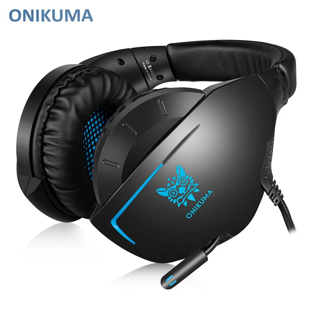 Игровая гарнитура ONIKUMA K7 динамическая стереогарнитура с басами и регулируемым