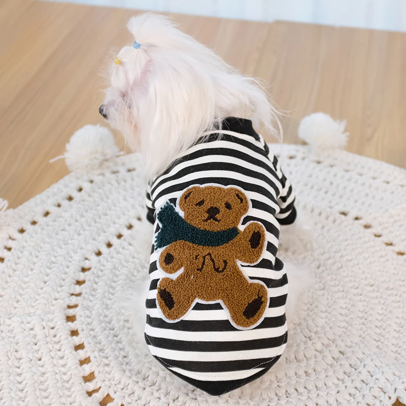 

Puppy Dog Hoodies Cotton Clothes For Small Dogs Winter Bear Pet Coat Yorkies Novelty Costume
