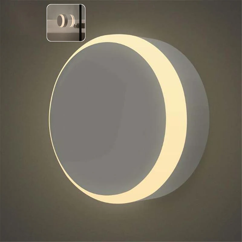 

Auto Sensor Smart Night Light Battery Powered Lamp Bed Cabinet Stair Home Decor Sensor Lamp Wall Lamp TV Backlight lighting