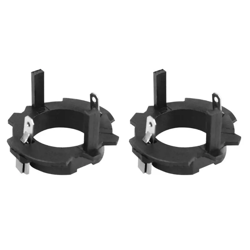 

1 Pair H7 LED Headlight Bulb Base Adapters Holders for Golf 5 for Jetta MK5 CarAccessories