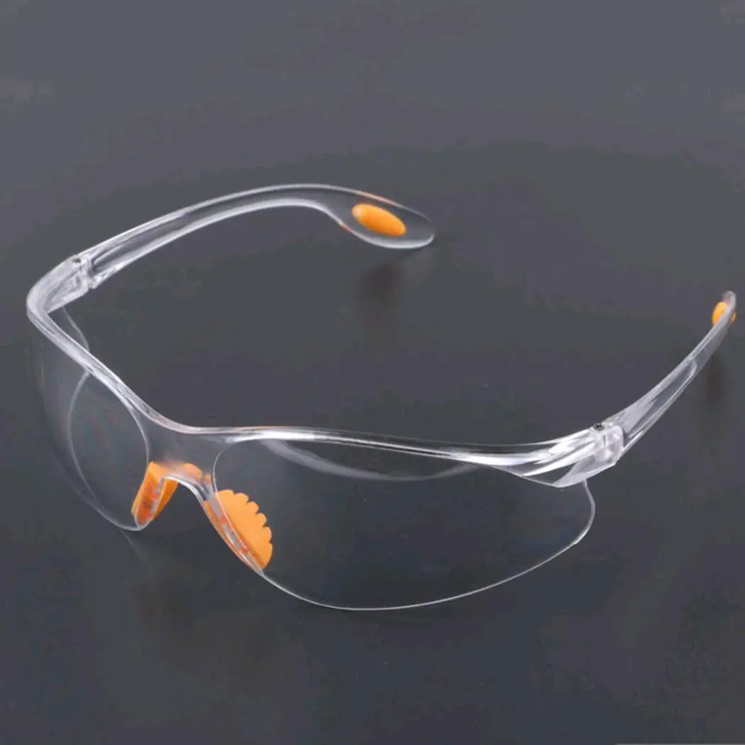 

Laboratory Hospital Clear PC Protection Safety Eyewear Goggles Glasses