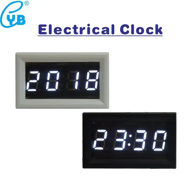 Electrical Clock Date Year Month Day Hour Minutes Second Timer LED 