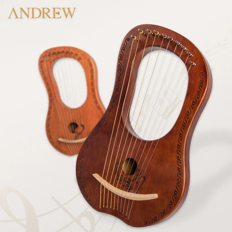 Andrew lyre a lyre ten stringed instrument beginner student carves