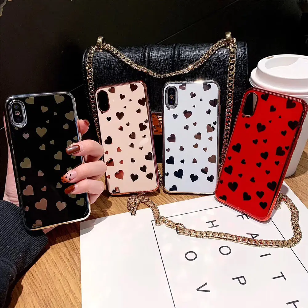 KISSCASE Fashion Couple Case For iPhone X XS 7 8 6 6S Plus Plating Silicone TPU Phone XR MAX Back Cover |
