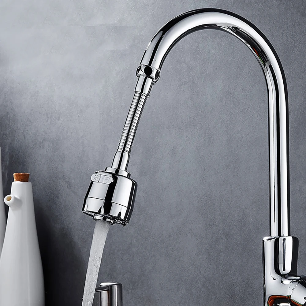 

Faucet Water Bubbler Saving Tap Diffuser Faucet Shower Head Connector Adapter Faucet Extender 360 Rotatable For Bathroom Kitchen