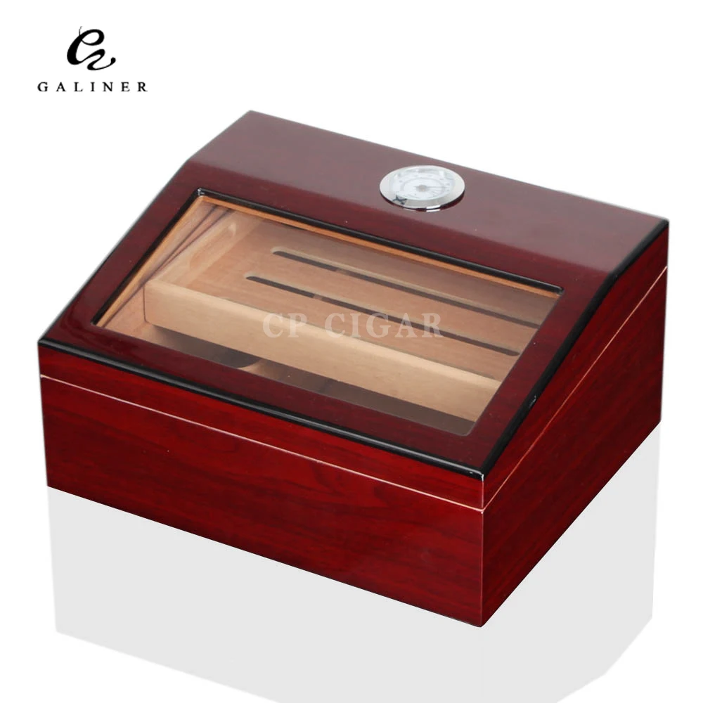 GALINER Travel Humidor Spanish Cedar Wood Cigar Accessories Humidors