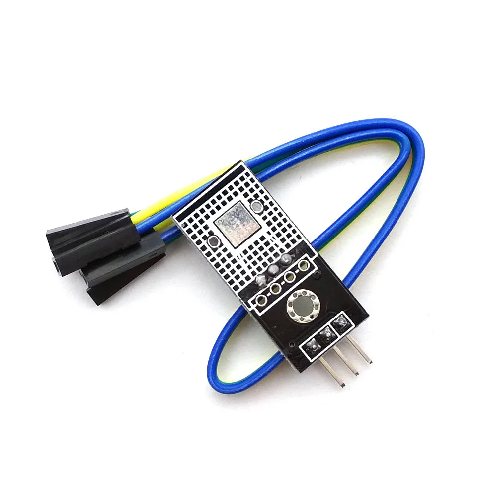 Одношиповый цифровой модуль датчика температуры DS18B20 с кабелем Dupont для Arduino 1