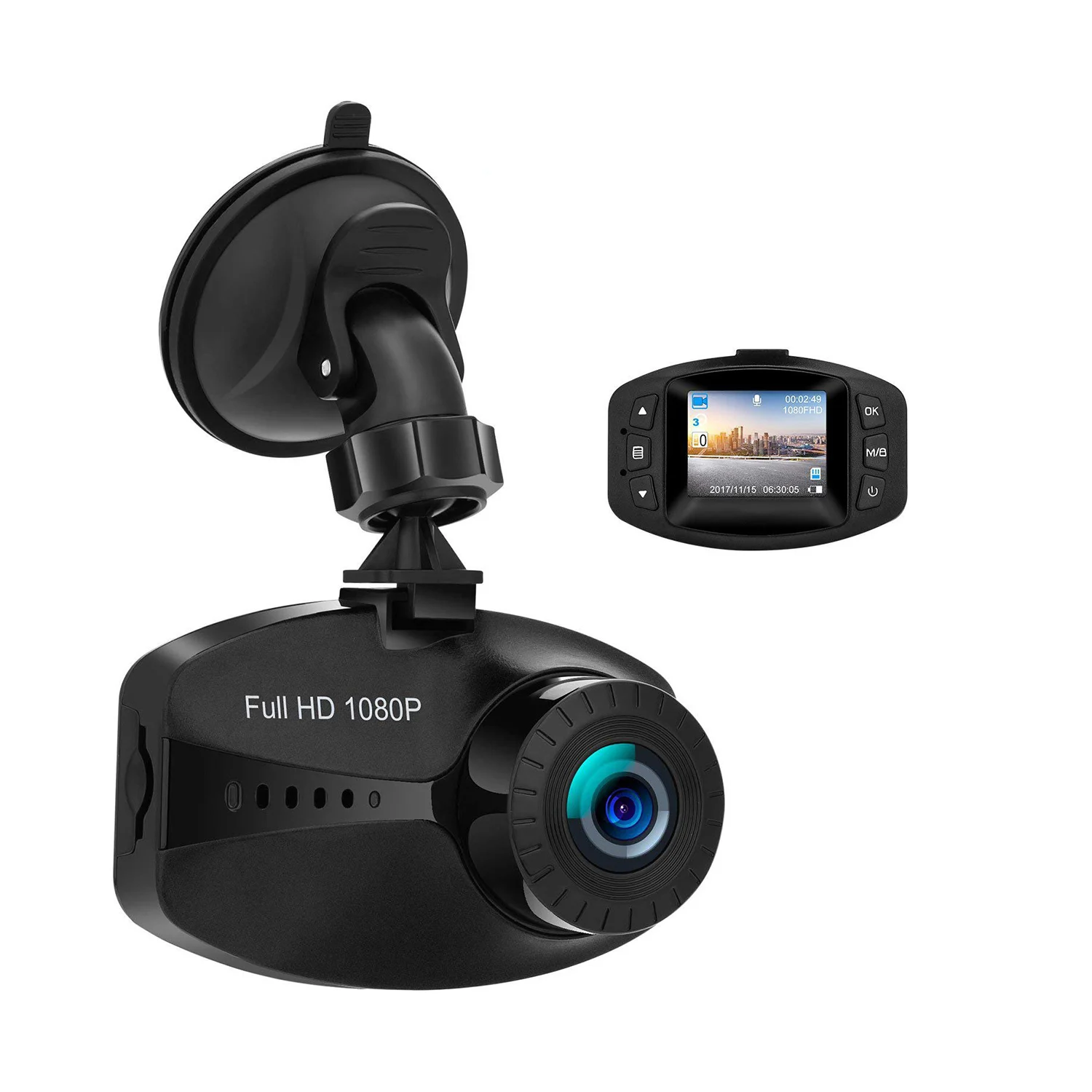 Dash Cam Hd 1080P Car Dashboard Camera With Sensor, 650Nm Lens And Inserted Loop Recording, Wdr, Motion Detection,G-Sensor And